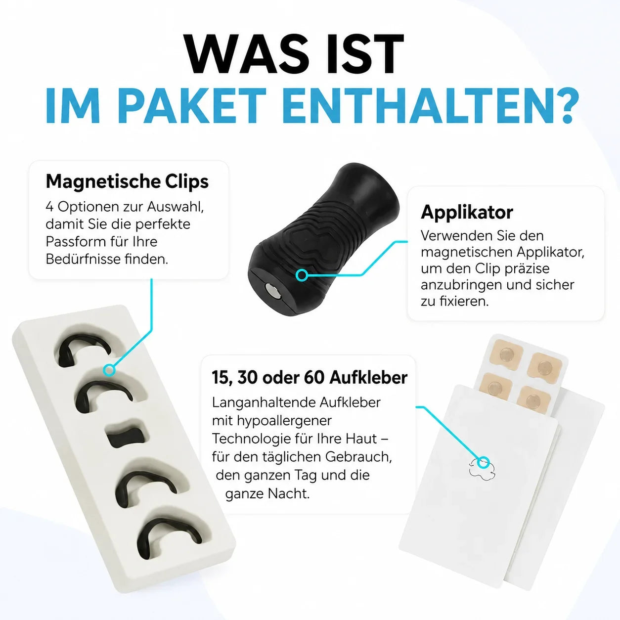 AeroMag – Atmen Sie wieder frei! Kaufen Sie 1, erhalten Sie 4 (30 Aufkleber)
